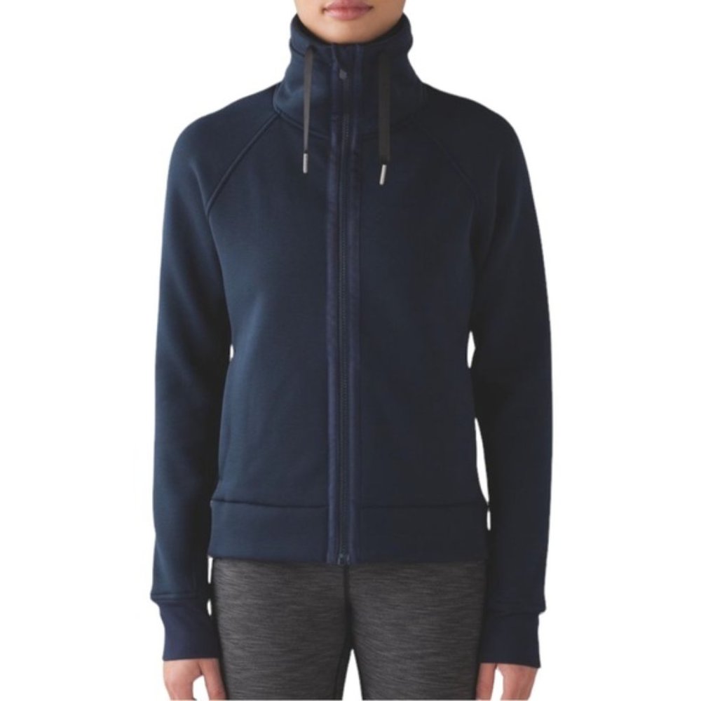 Lululemon Kick The Cold Jacket Inkwell Navy Womens 8